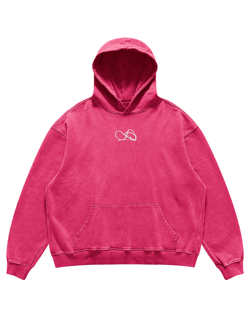 pink hoodie <3