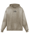 Acid Washed Hoodie Sand<3